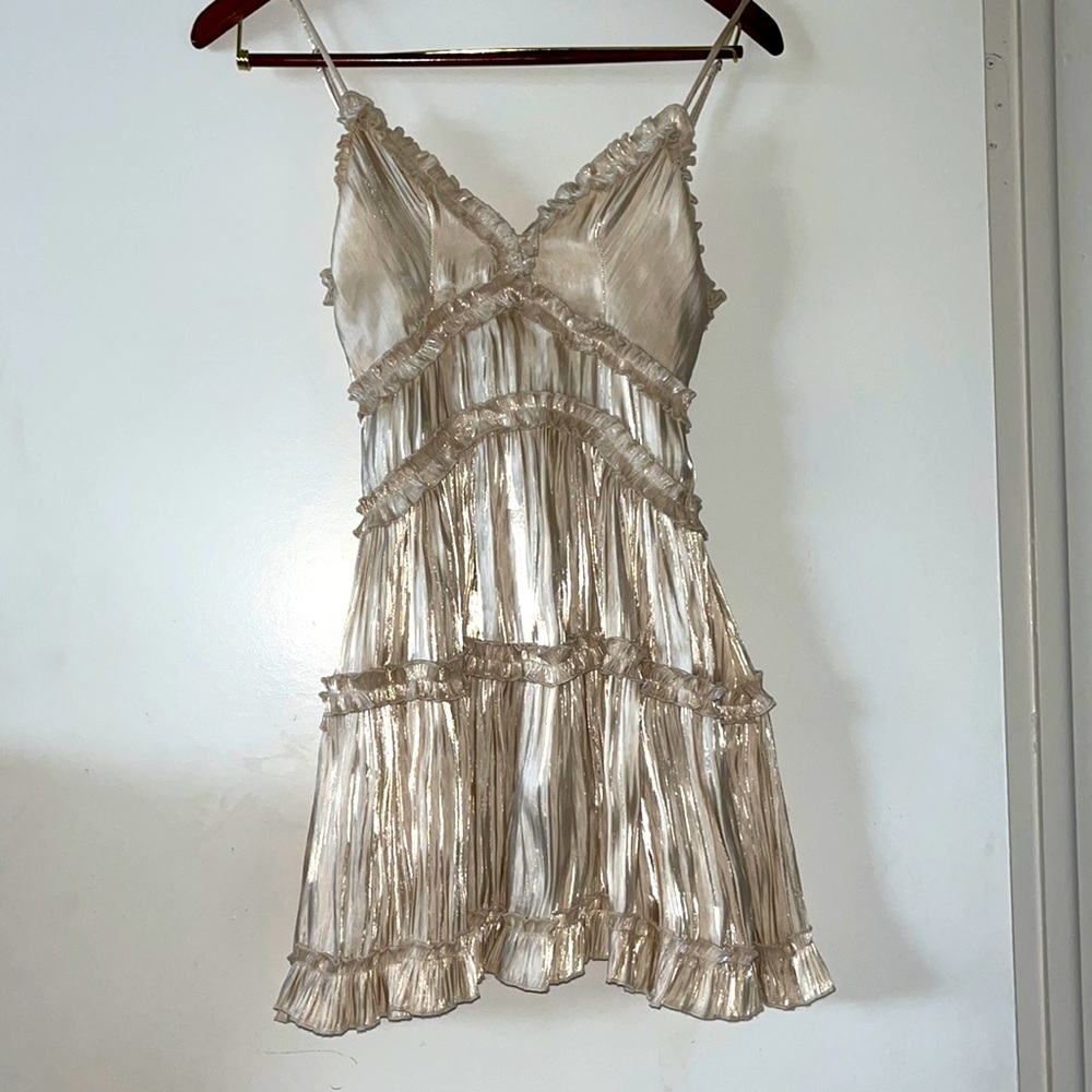 Gold boutique dress